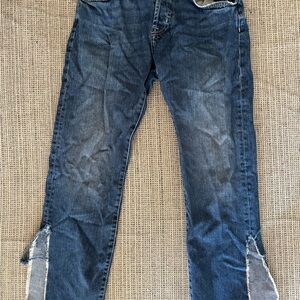 Zara Blue Bootcut Jeans Classic Denim Style